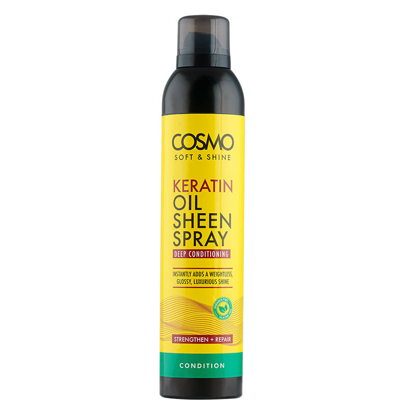 Cosmo Soft & Shine Keratin Oil Sheen Spray Condition - 300Ml