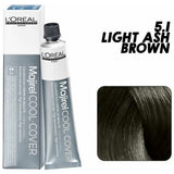 Loreal Majirel Cool Cover Hair Color 50G 5.1 Light Ash Brown+ Oxidant 495Ml Combo