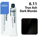 Loreal Majirel Cool Cover Hair Color 50G 6.11 True Ash Dark Blonde+ Oxidant 1000Ml Combo