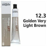 Loreal Professional Majirel Hair Color 50G No 12.3 Golden Very Light Brown + Oxidant 495Ml Combo