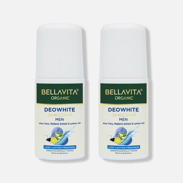 Bellavita Roll On Deodorant - Men (Pack Of 2) - 50ml