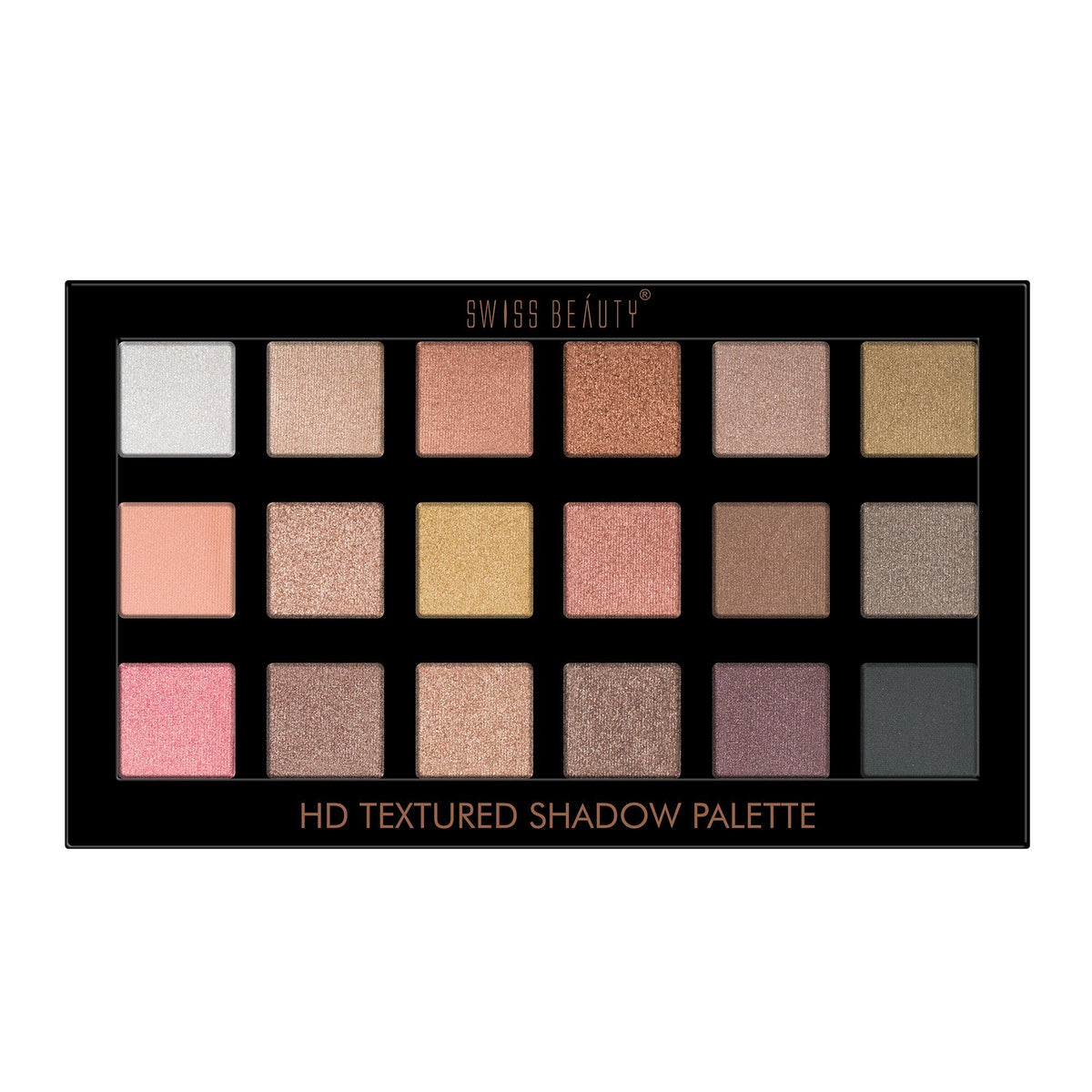 18 Color Eyeshadow Hd Textured