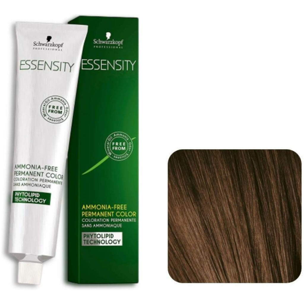 Schwarzkopf Essensity Hair Color 60ml 5-0 Light Brown + Developer 1000 ...