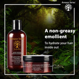 Amazon Series Jojoba Moisturizing Keratin Shampoo and Masque Combo Pack