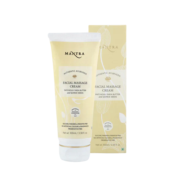Mantra Facial Massage Cream Patchouli Shea Butter and Quince Seeds 100ml