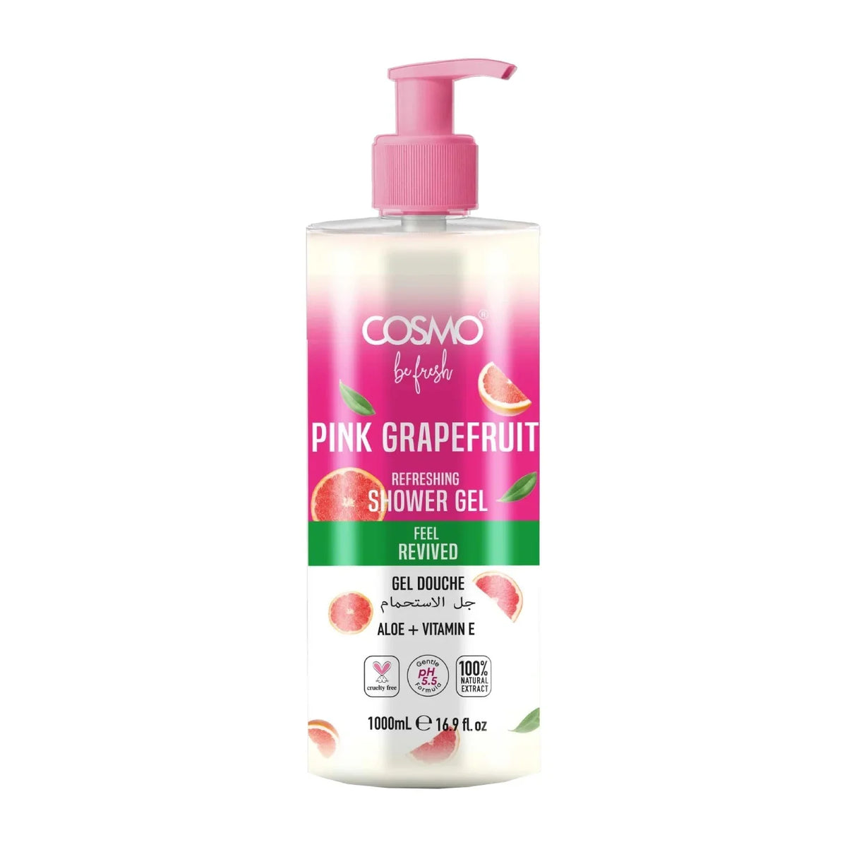 Be Fresh Pink Grapefruit Shower Gel 1000ml