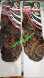 HAIR EXTENSIONS H-27(BLACK,NATURAL BROWN,HIGLIGHT AND GLOBAL