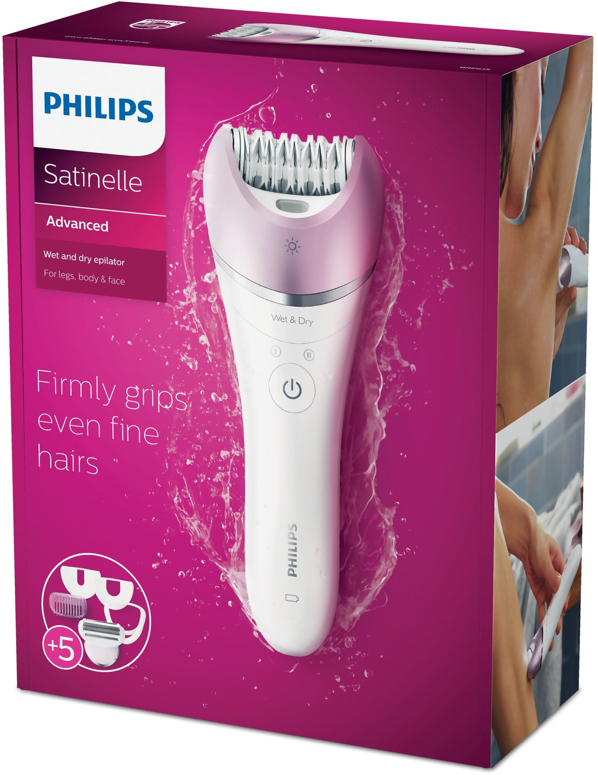 Philips Satinelle Advanced Wet &amp; Dry Epilator Bre710