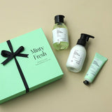 Brillare Minty Fresh Gift Set Body Was, Body Lotion, Hand Creme (Pack of 3)