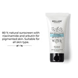 Brillare Professional Skin Brightening Invisible Sunscreen with SPF50 (50gm)
