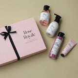 Brillare Rose Royale Gift Box with Body Wash, Body Scrub, Face Wash & Face Scrub (Pack of 4)