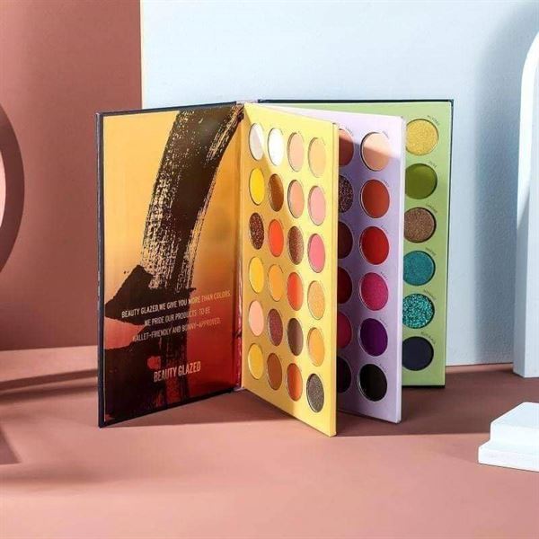 Beauty Glazed Color book Shades Pressed Powder Eye Shadow Palette 129.6G