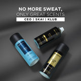 Bellavita Deodorant Gift Set For Men (Pack Of 3) - 150ml Each