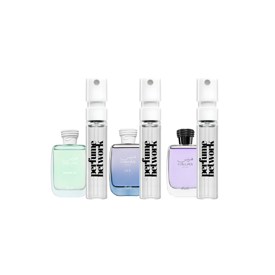 Hawas Sampling Set(Hawas, Ice, Tropical) 3 x 1ml