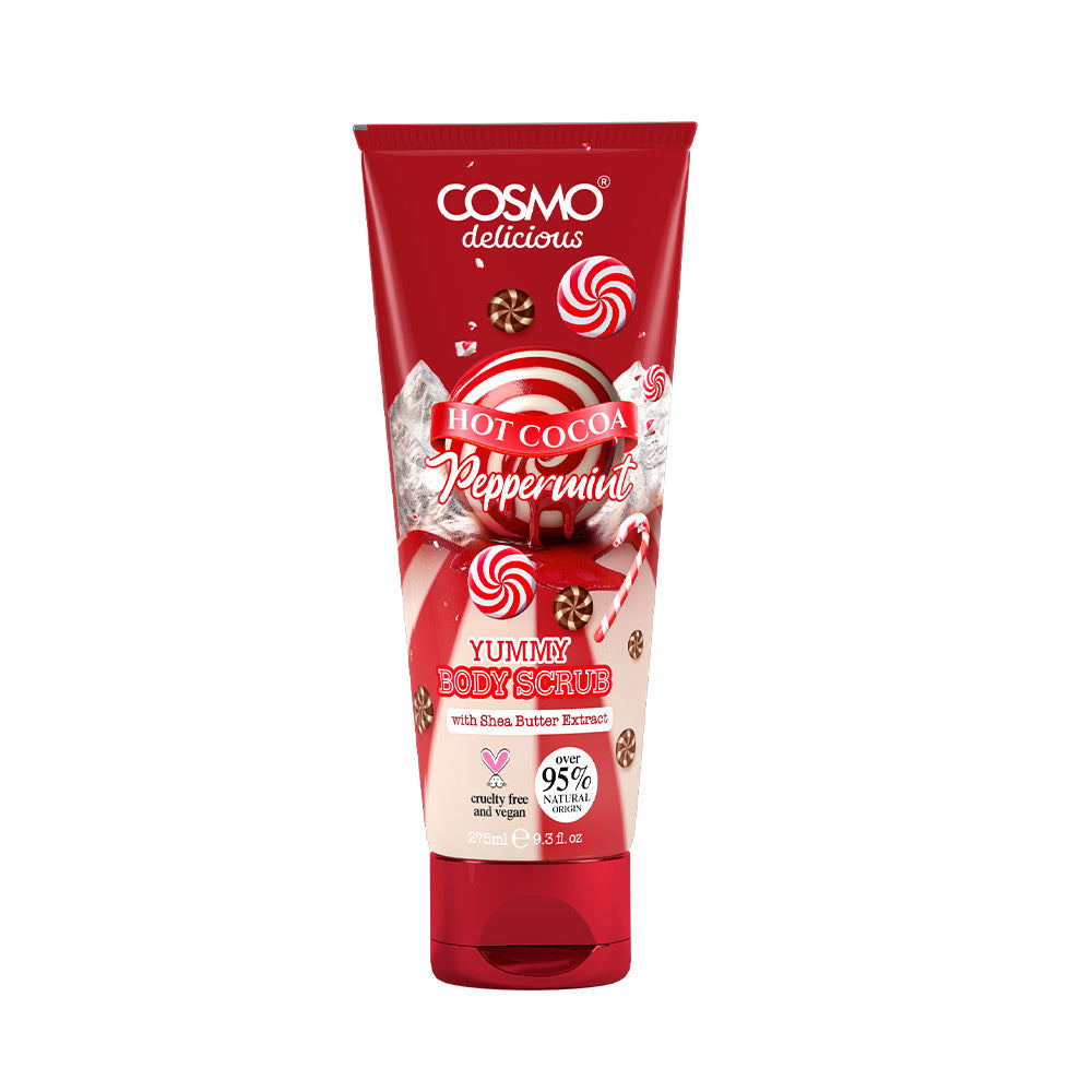 Delicious Hot Cocoa Peppermint Body Scrub