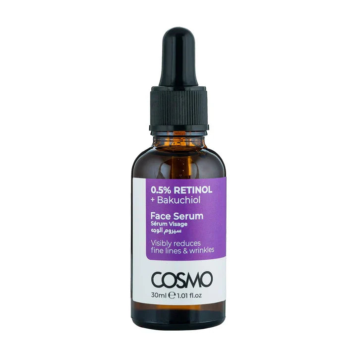 0.5% Retinol + Bakuchiol Face Serum 30ml