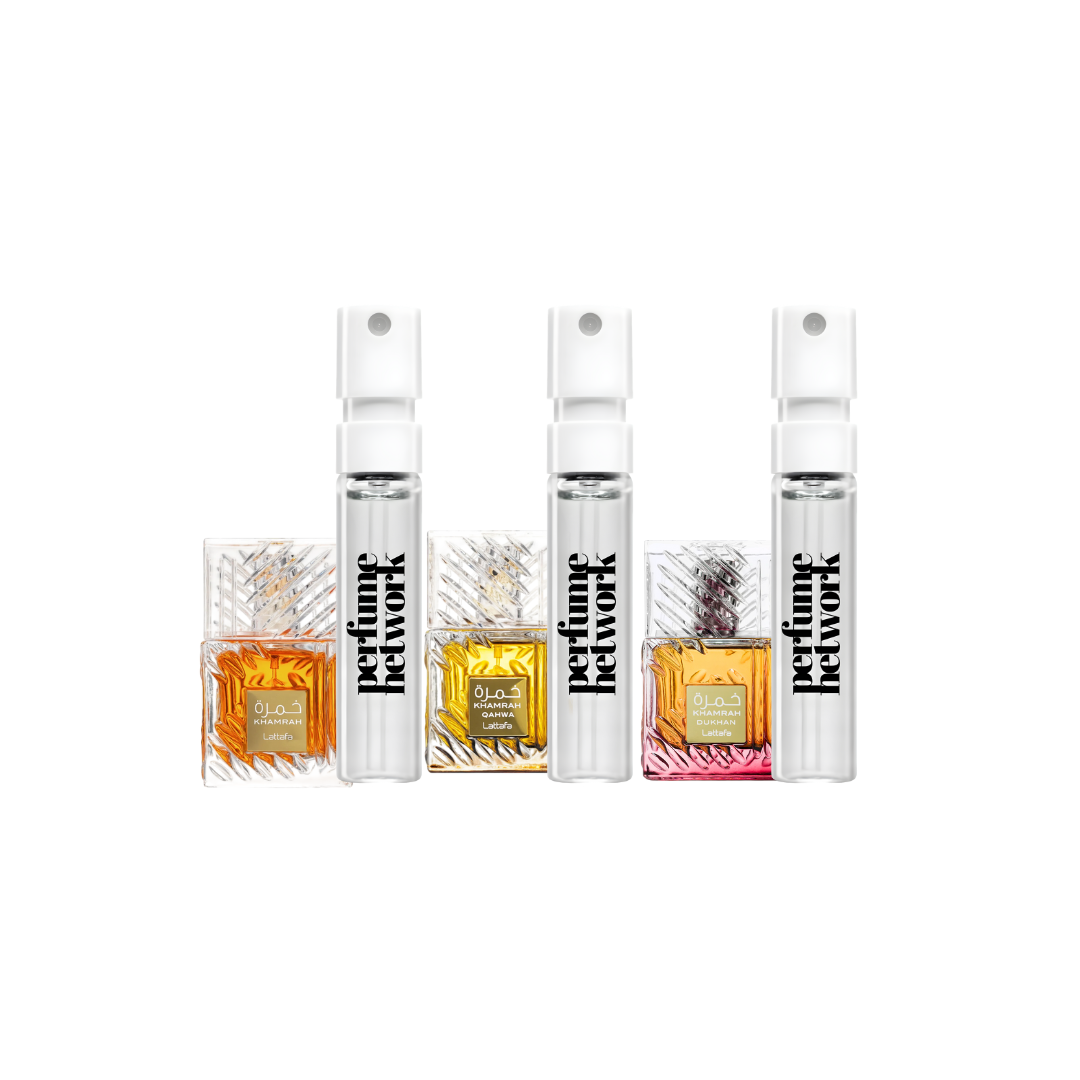 Khamrah Sampling Set( Khamrah, Qahwa, Dukhan) 3 x 1ml