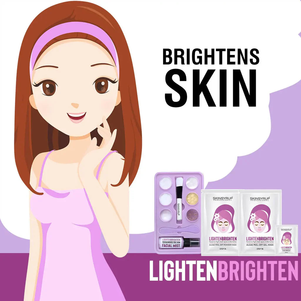 SKINSYRUP PROFESSIONAL LIGHTENBRIGHTEN FACIAL TREATMENT COMBO ...