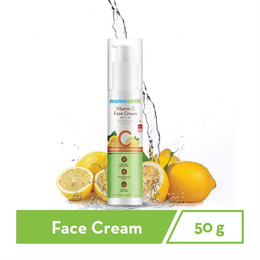 Mamaearth Vitamin C Face Cream For Skin illumination 50g