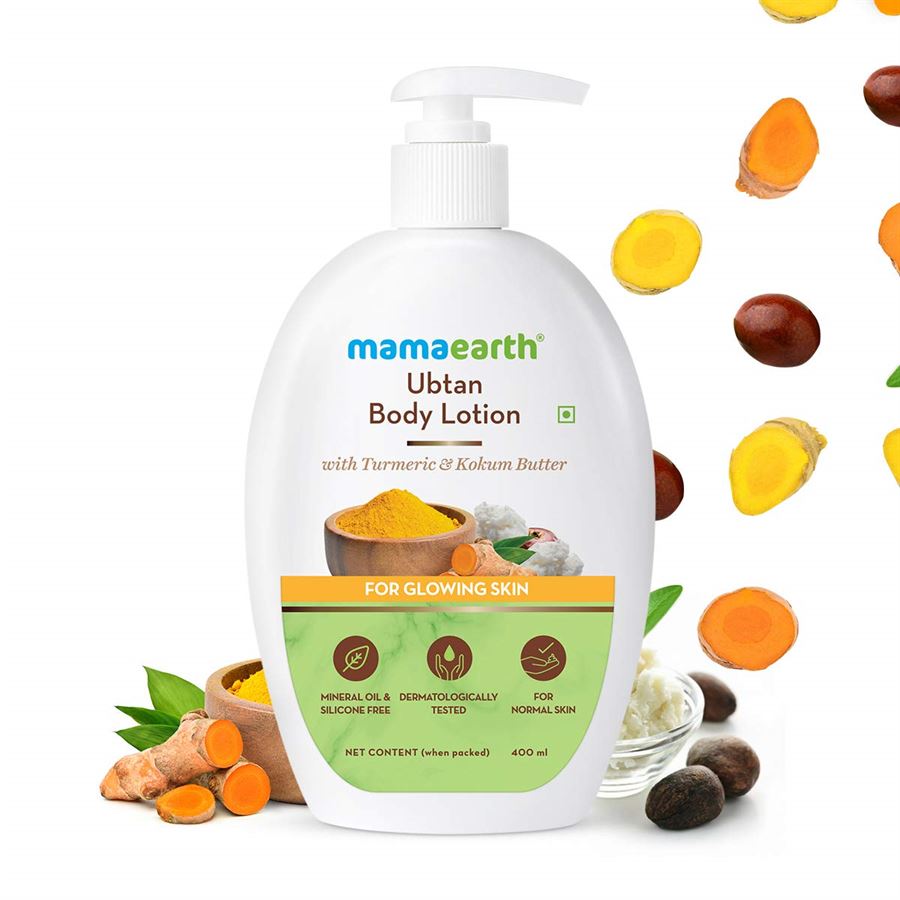 Mamaearth Ubtan Body Lotion For Glowing Skin 400ml