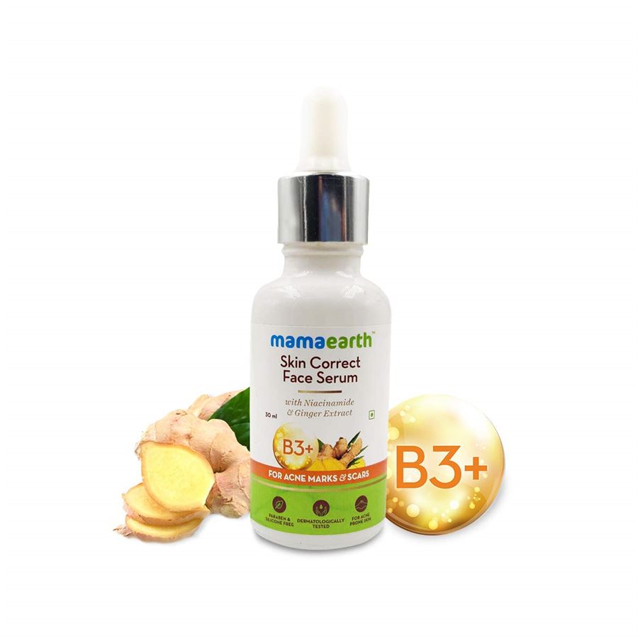 Mamaearth Skin Correct Face Serum For Acne Marks &amp; Scars 30ml