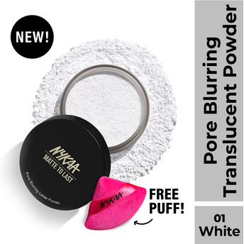 NYKAA MATTE TO LAST PORE BLURRING LOOSE POWDER 10g