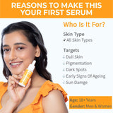 Nykaa SkinRX 10% Vitamin C Face Serum for Radiant Skin with 5% Niacinamide (30ml)