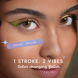 Nykaa Cosmetics Stardust Dual Chrome Eyeliner with Holographic Finish (1.6ml)