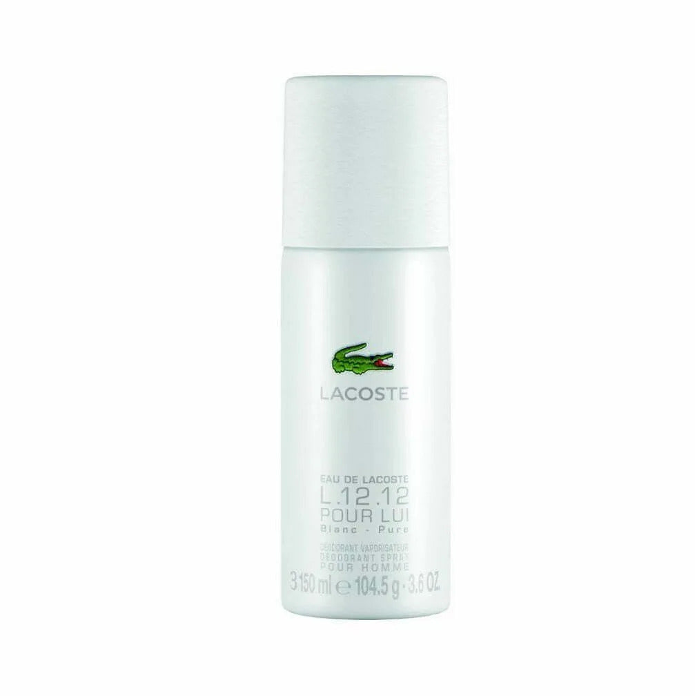 Lacoste L 12.12 Eau De Lacoste Blanc Pure White For Men Deo 150ml