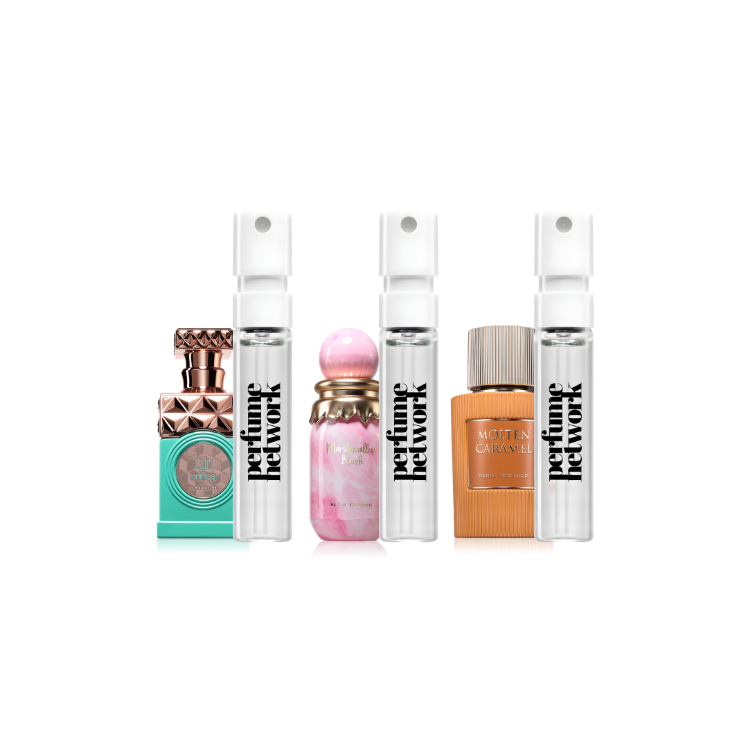 Paris Corner Best Sampling Set(Marshmallow Blush, Molten Caramel, Minya) 3 x 1ml
