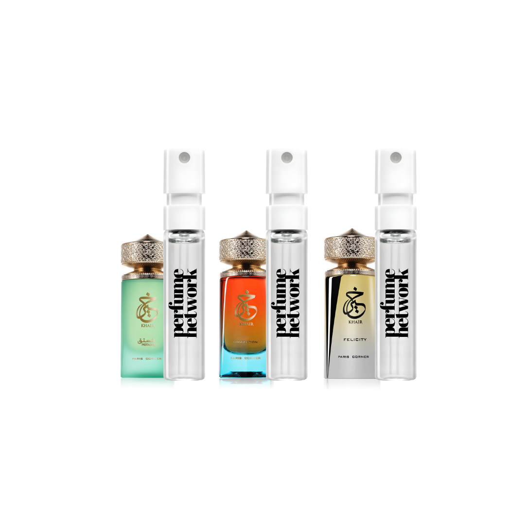 Paris Corner Khair Sampling Set (Pistachio, Confection, Felicity) 3 x 1ml