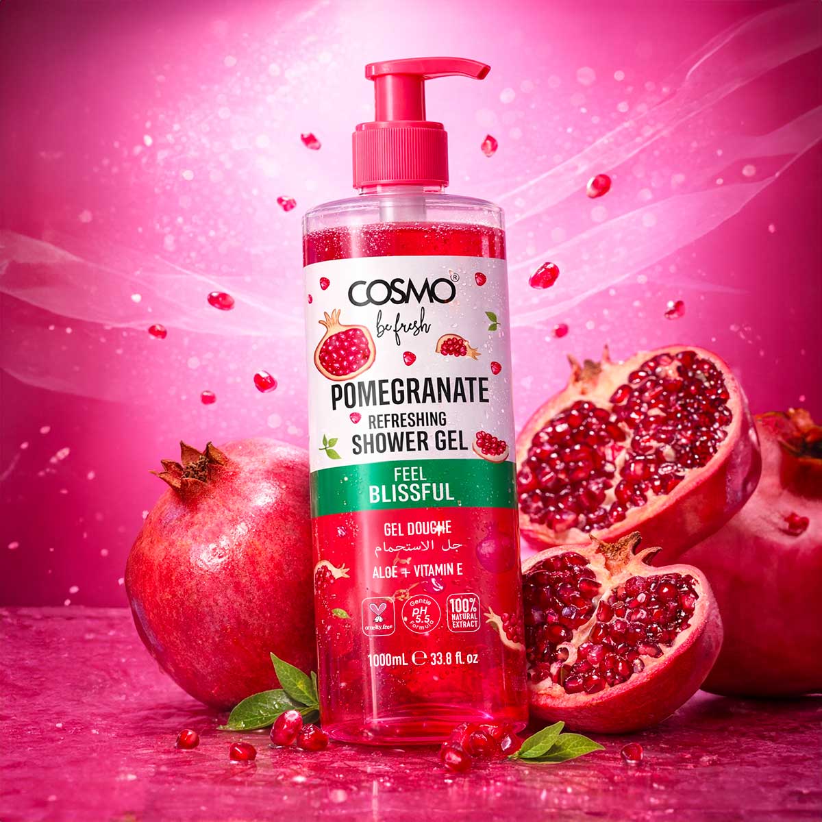 Be Fresh Pomegranate Shower Gel 1000ml