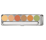 Kryolan Dermacolor Camouflage 6 Shade Palette