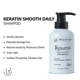 Beauty Garage Keratin Smooth Daily Shampoo, 300 ml | Sulfate Free
