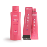 Streax Professional Argan Secrets Hair Color No. 6 - Dark Blonde 60g + 20 Vol Developer 250ml Combo