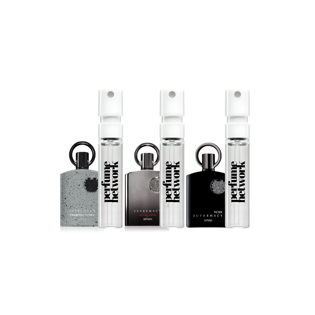Afnan Supremacy Sampling Set(Not Only Intense, Collector Editon, Noir) 3 x 1ml