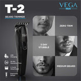 Vega Men 2 Comb Attachments T-2 Beard Trimmer VHTH-14